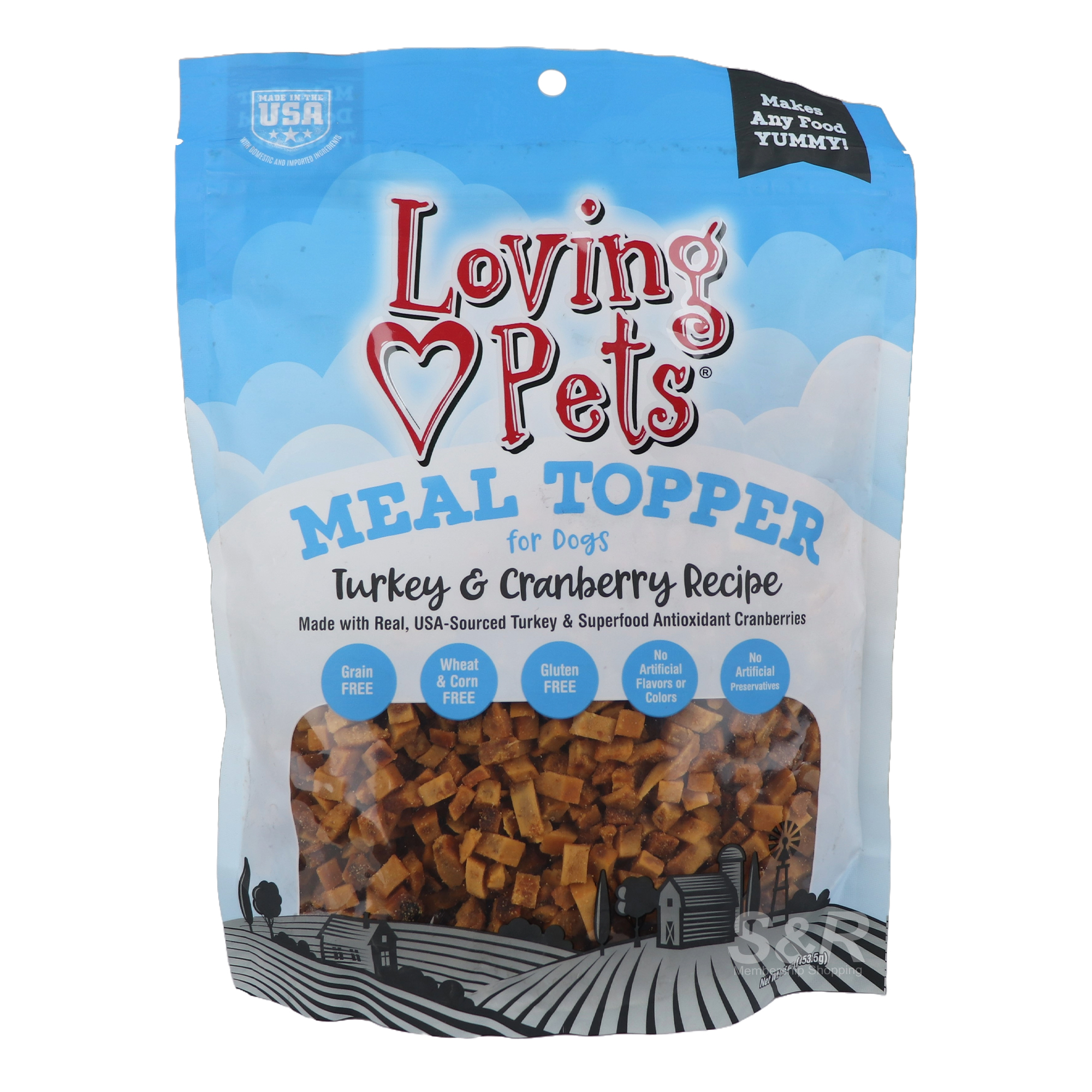 Loving Pets Meal Topper for Dogs Turkey and Cranberry 453.5g Loving Pets Meal Topper for Dogs Turkey and Cranberry 453.5g